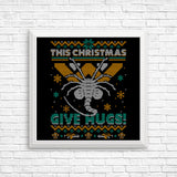 Ugly Xmas Hugs - Posters & Prints