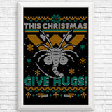 Ugly Xmas Hugs - Posters & Prints