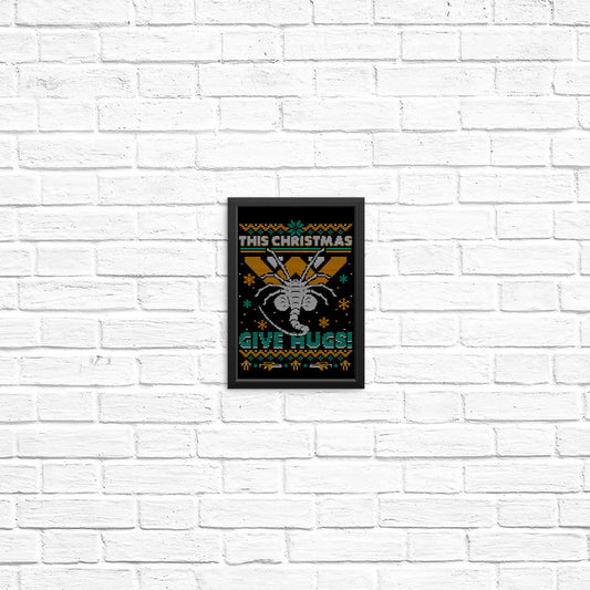 Ugly Xmas Hugs - Posters & Prints