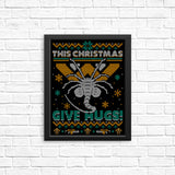 Ugly Xmas Hugs - Posters & Prints
