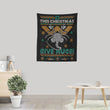 Ugly Xmas Hugs - Wall Tapestry