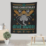 Ugly Xmas Hugs - Wall Tapestry