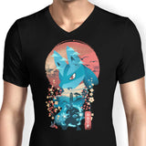 Ukiyo-e Aura - Men's V-Neck