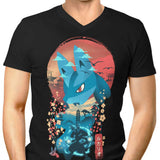 Ukiyo-e Aura - Men's V-Neck