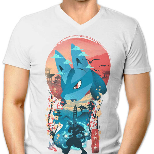 Ukiyo-e Aura - Men's V-Neck