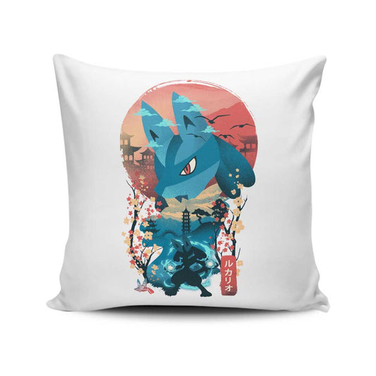 Ukiyo-e Aura - Throw Pillow