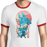 Ukiyo-e Aura - Ringer T-Shirt