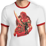 Ultimate Weapon Lion Heart - Ringer T-Shirt