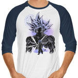Ultra Instinct Hero - 3/4 Sleeve Raglan T-Shirt