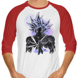 Ultra Instinct Hero - 3/4 Sleeve Raglan T-Shirt