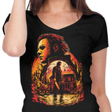 Under the Blood Moon - Women's V-Neck