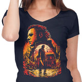 Under the Blood Moon - Women's V-Neck