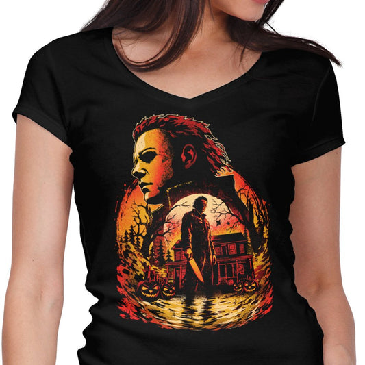 Under the Blood Moon - Women's V-Neck