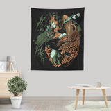 Unlikely Friends - Wall Tapestry