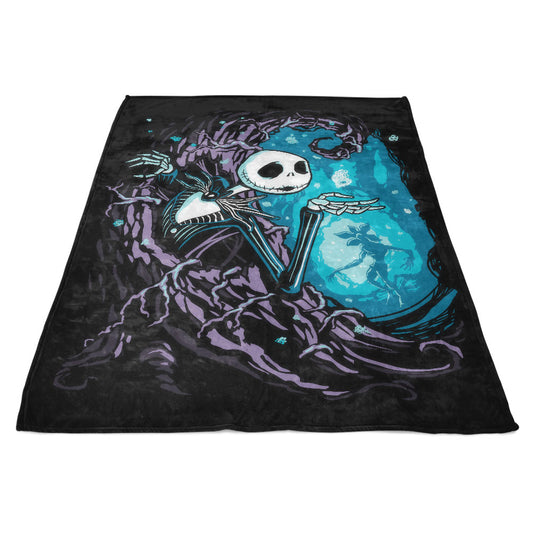 Upside Down Town - Fleece Blanket