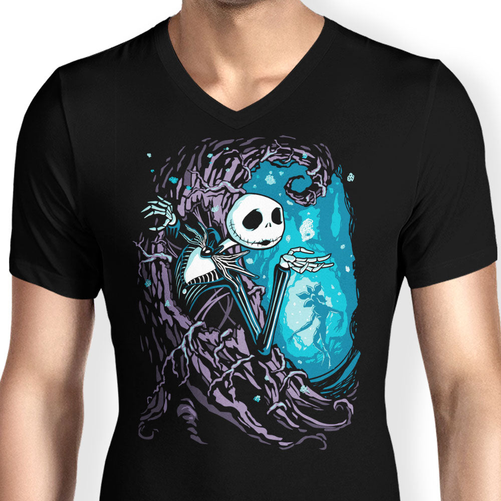 Upside Down Town - Men's V-Neck