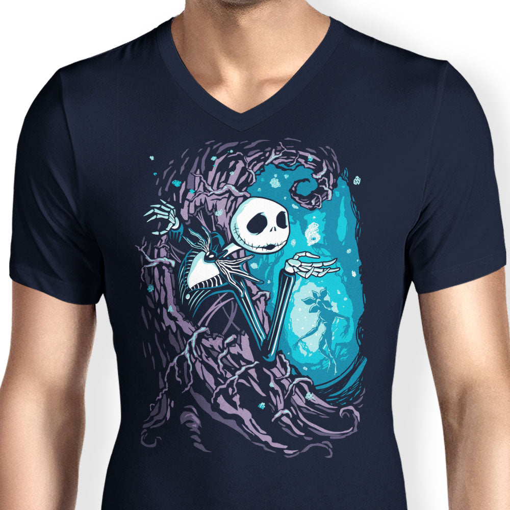 Upside Down Town - Men's V-Neck