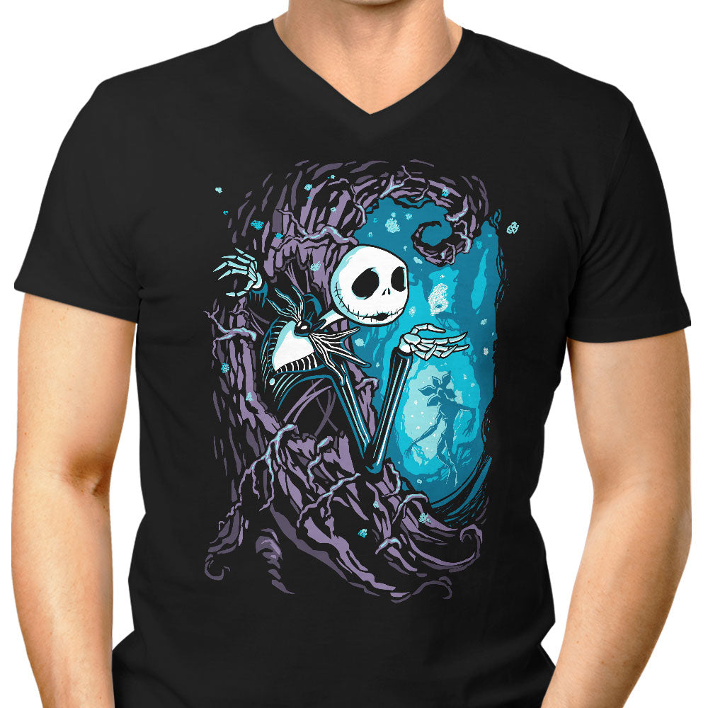 Upside Down Town - Men's V-Neck