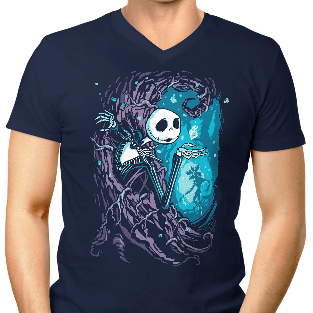 Upside Down Town - Men's V-Neck