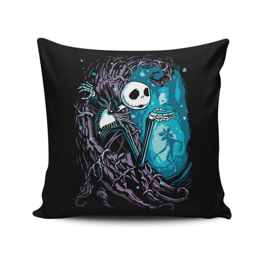 Upside Down Town - Throw Pillow