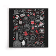Upsides Doodles - Canvas Print