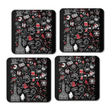 Upsides Doodles - Coasters