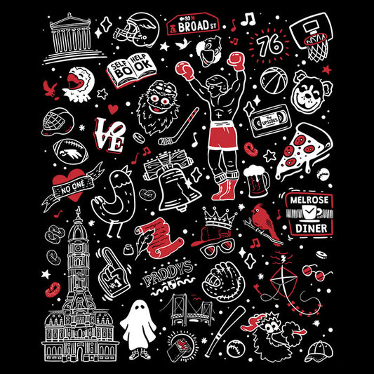 Upsides Doodles - Women's V-Neck