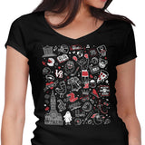 Upsides Doodles - Women's V-Neck