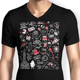 Upsides Doodles - Men's V-Neck