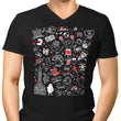 Upsides Doodles - Men's V-Neck
