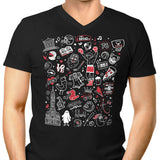 Upsides Doodles - Men's V-Neck
