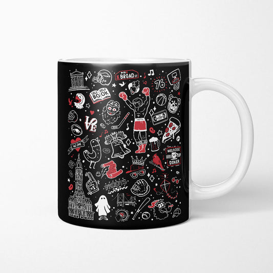 Upsides Doodles - Mug