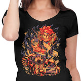 Us Against Me - Women's V-Neck