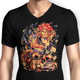 Us Against Me - Men's V-Neck