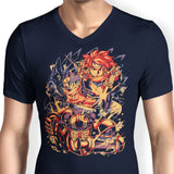 Us Against Me - Men's V-Neck