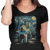 VanGoghstbusters - Women's V-Neck