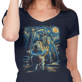 VanGoghstbusters - Women's V-Neck