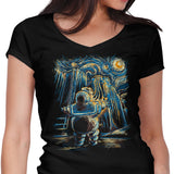 VanGoghstbusters - Women's V-Neck