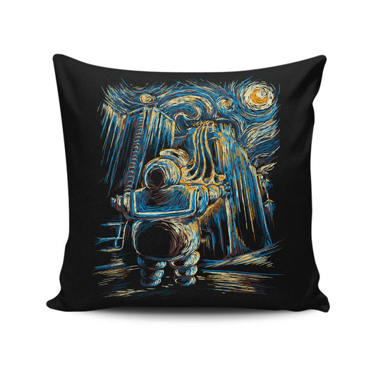 VanGoghstbusters - Throw Pillow