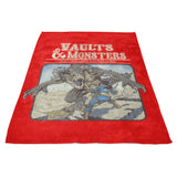 Vault and Monsters - Fleece Blanket