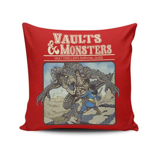 Vault and Monsters - Throw Pillow
