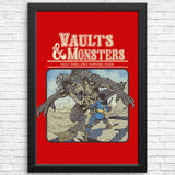 Vault and Monsters - Posters & Prints