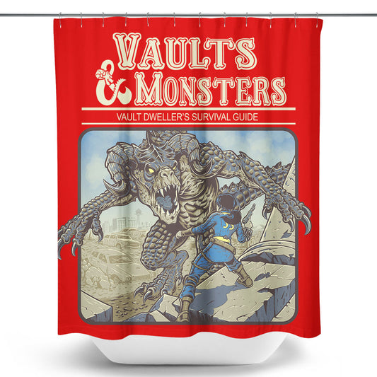 Vault and Monsters - Shower Curtain