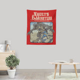 Vault and Monsters - Wall Tapestry