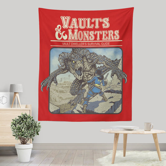 Vault and Monsters - Wall Tapestry