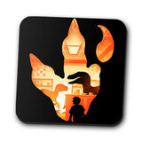 Velociraptor Footprint - Coasters