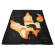 Velociraptor Footprint - Fleece Blanket