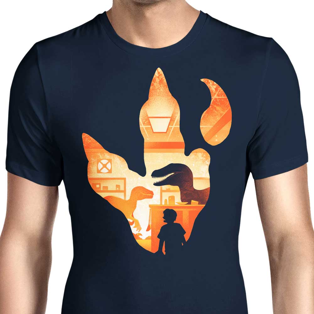 Velociraptor Footprint - Men's Apparel
