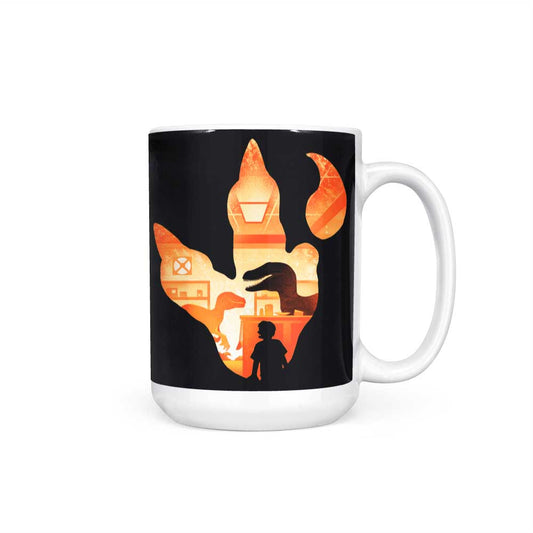Velociraptor Footprint - Mug