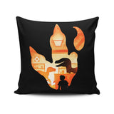 Velociraptor Footprint - Throw Pillow